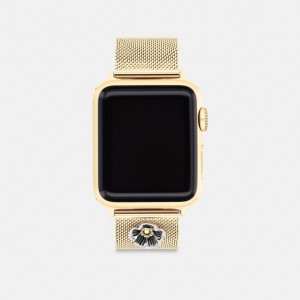 Női COACH® Apple Strap, 38 Mm, 40 Mm And 41 Mm Óra Arany | HUAHU609