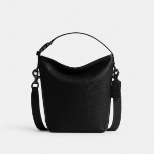 Női COACH® Beck Duffle Crossbody Táska Fekete | HUPJW766