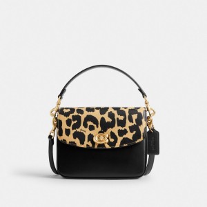 Női COACH® Cassie 19 With Leopard Print Crossbody Táska Leopárd Színes | HUWNP774