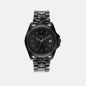 Női COACH® Greyson, 36 Mm Óra Fekete | HURVF616