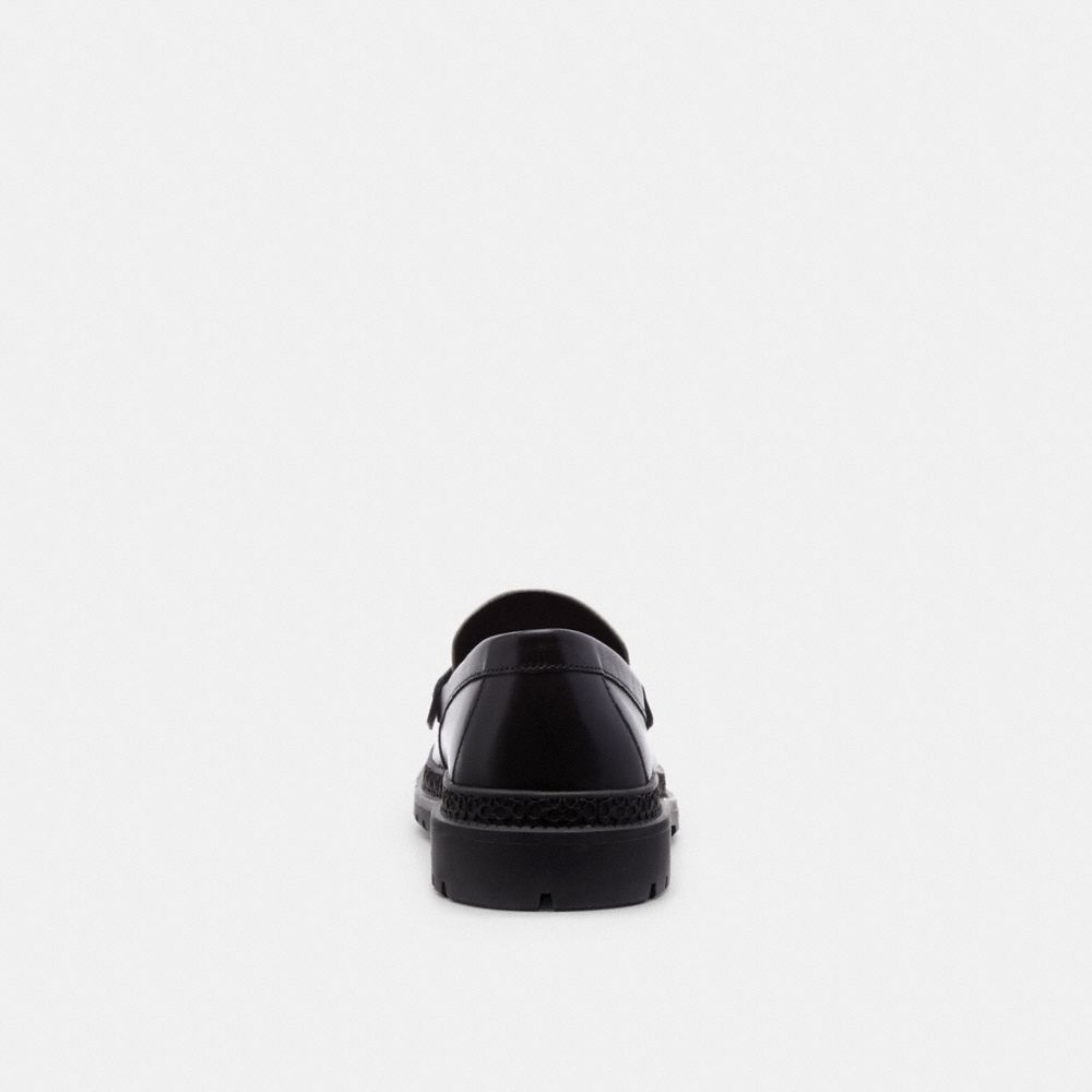 Férfi COACH® Cooper Loafer Fekete Fehér | HUDFV112