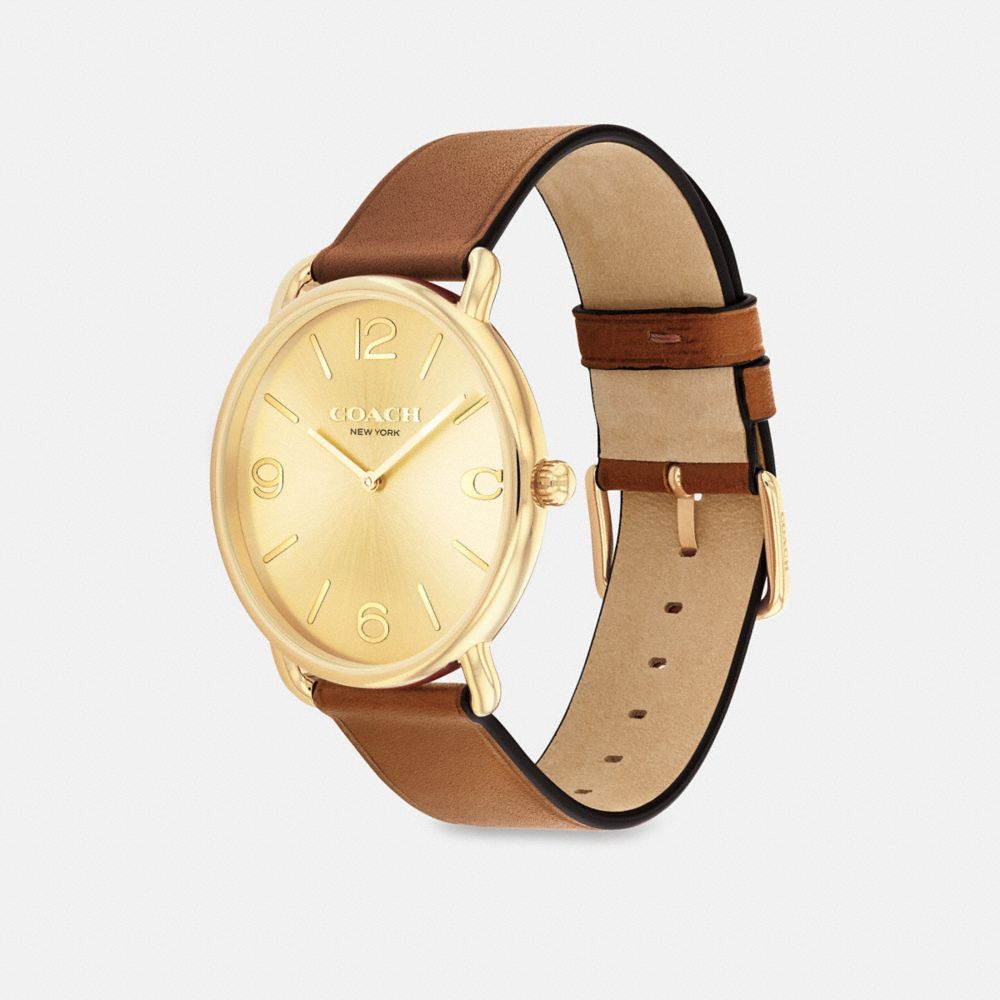 Férfi COACH® Elliot, 41 Mm Óra Barna | HUXYO287