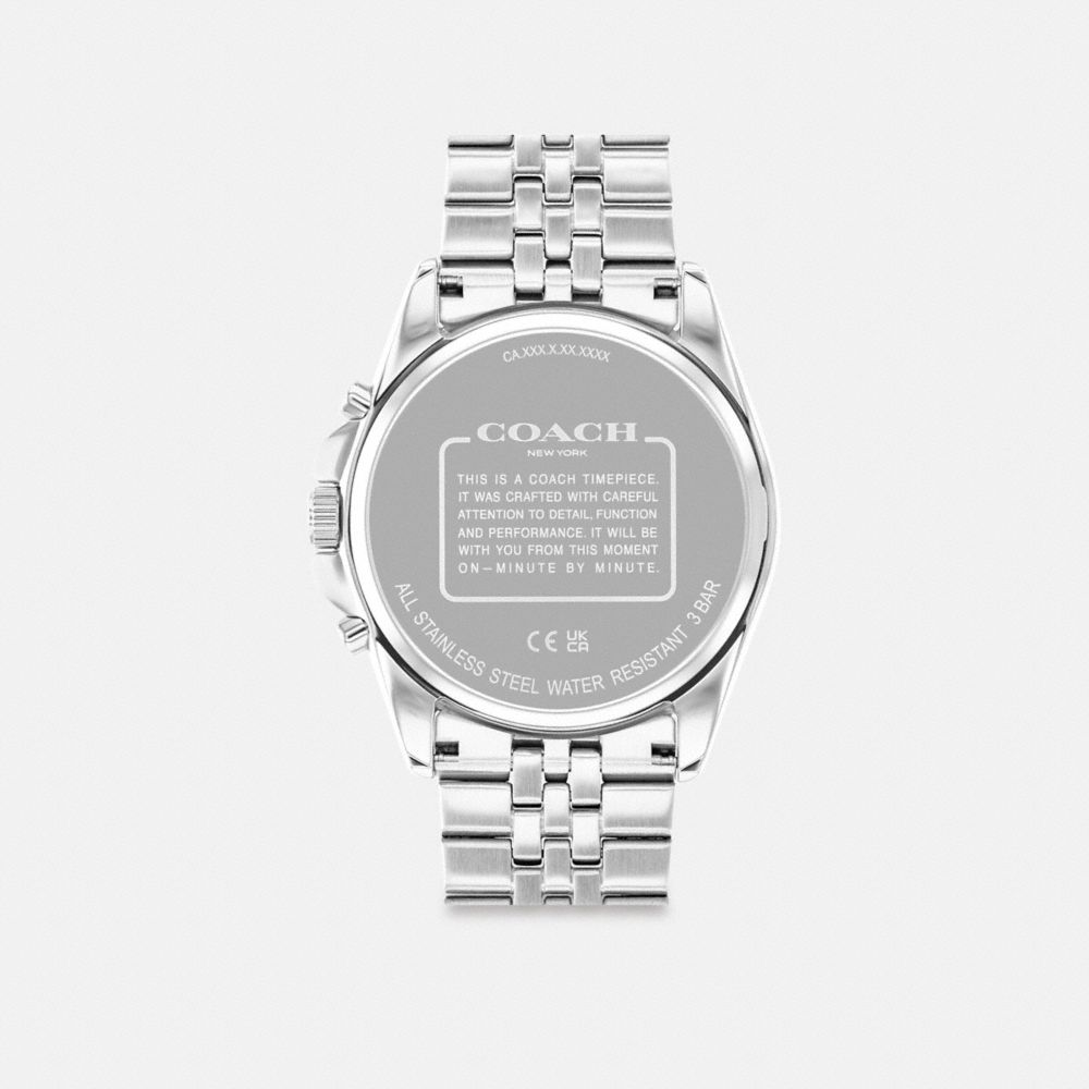 Férfi COACH® Greyson, 43 Mm Óra Titán | HUKOS290