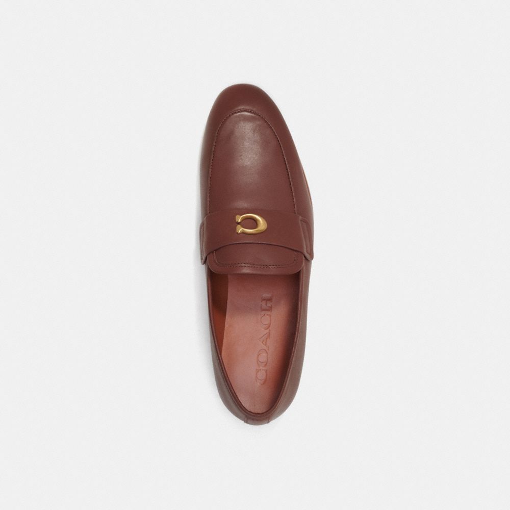 Férfi COACH® Sculpted Signature Loafer Barna | HUGSN114