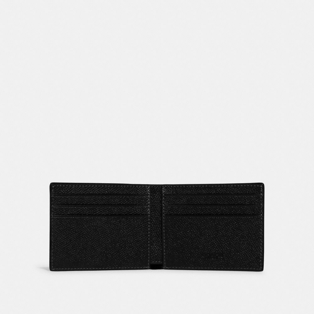 Férfi COACH® Slim Billfold Pénztárca Fekete | HUPJC246