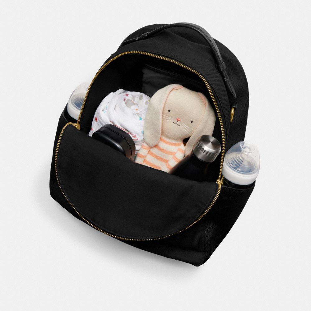 Női COACH® Baby Hátizsák Fekete | HULIC705