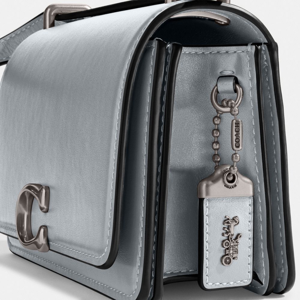 Női COACH® Bandit Crossbody Táska Titán Szürke Kék | HUSGM764