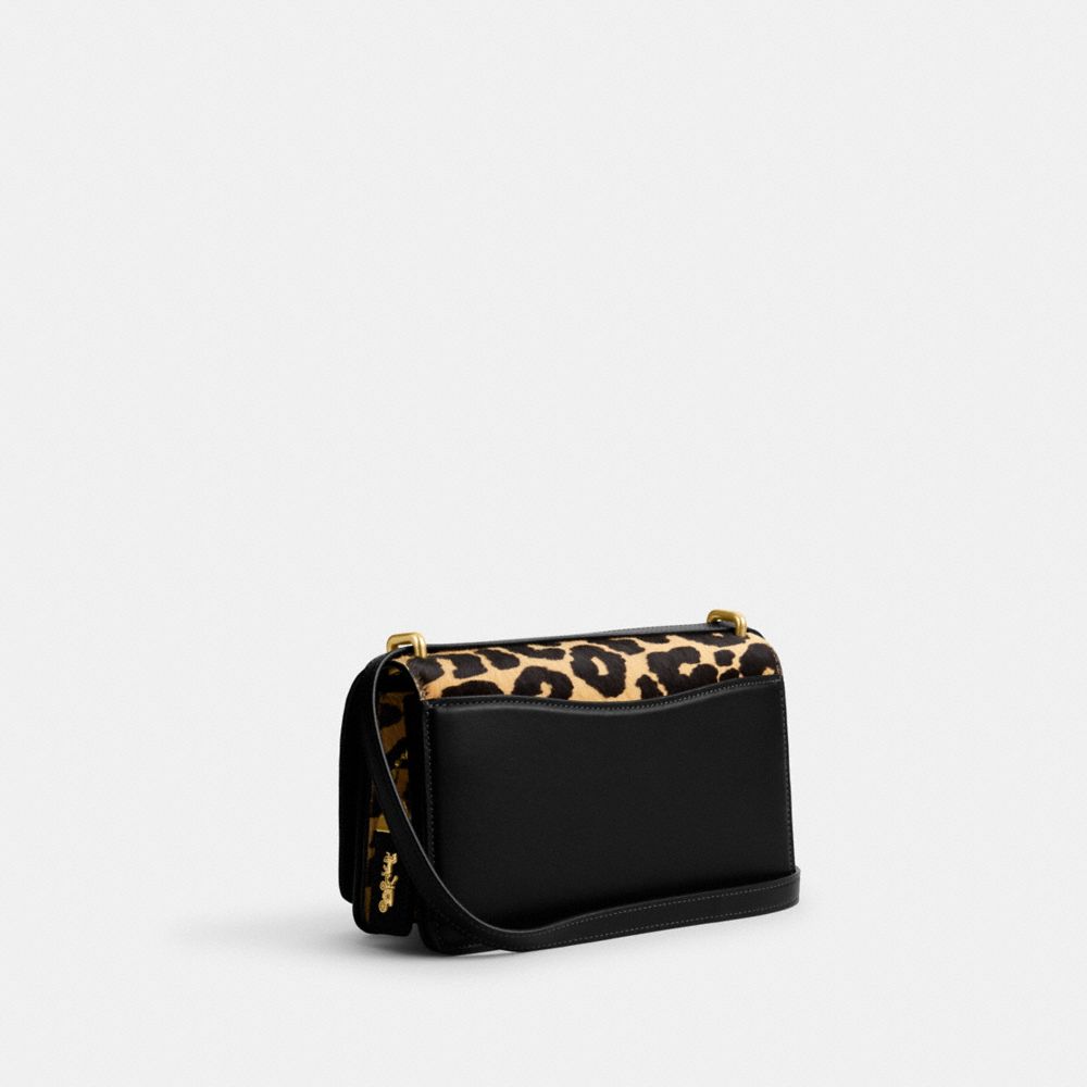 Női COACH® Bandit In Haircalf With Leopard Print Válltáska Leopárd | HUXYF859