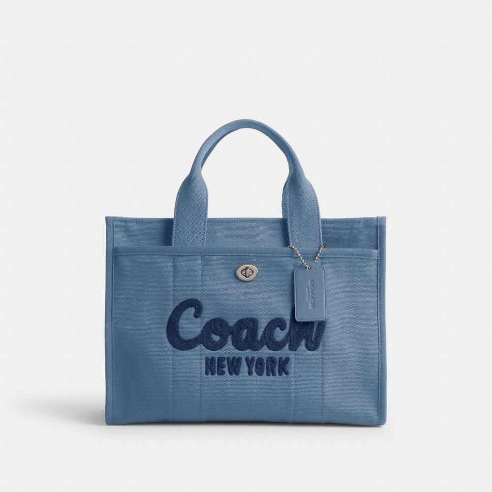 Női COACH® Cargo Tote Titán Kék | HUGSK917