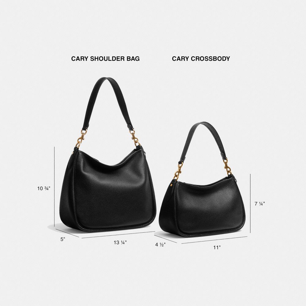 Női COACH® Cary Crossbody Táska Kék Szürke Fekete | HUOKE767