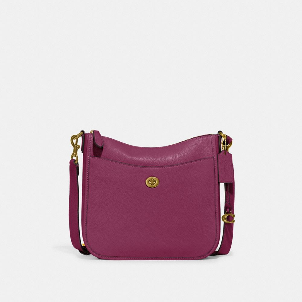 Női COACH® Chaise Crossbody Táska Mélylila | HUQMA775