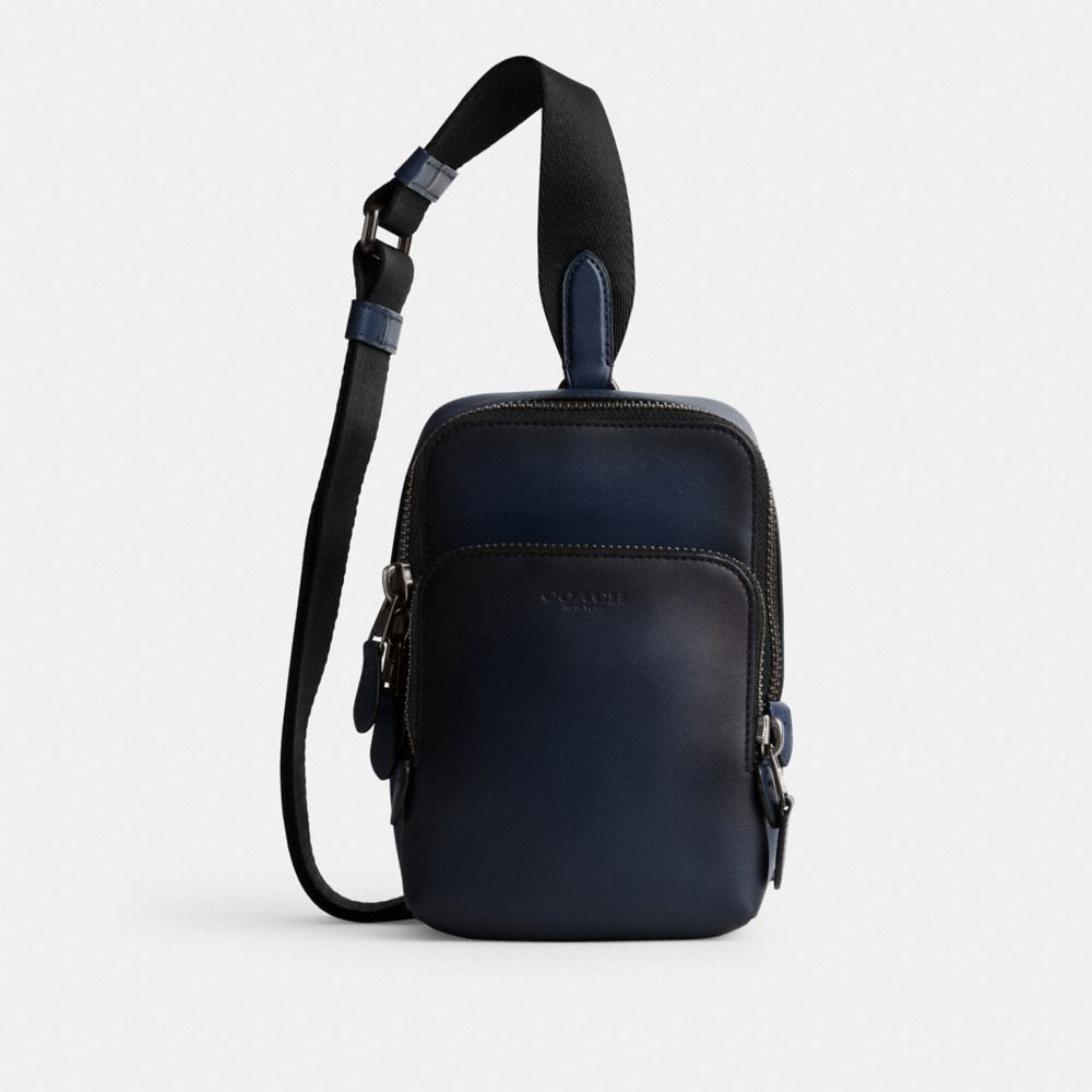 Női COACH® Gotham Sling Pack 13 Hátizsák Mélykék | HUPJR714