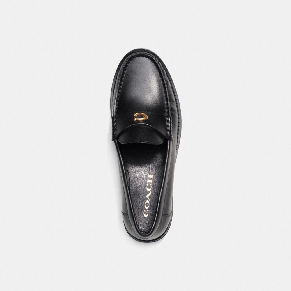 Női COACH® Jolene Loafer Fekete | HUBER336