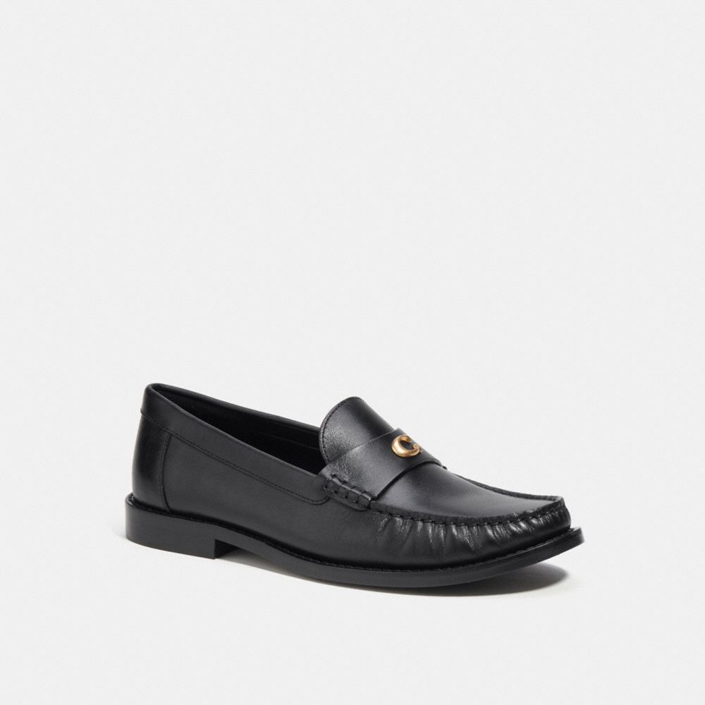 Női COACH® Jolene Loafer Fekete | HUBER336