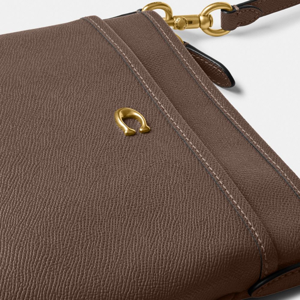 Női COACH® Kitt Messenger Crossbody Táska Sötétszürke | HULIE794