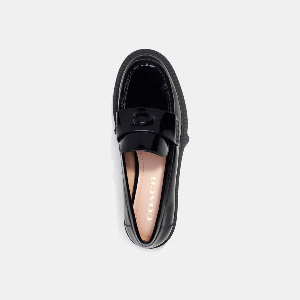 Női COACH® Leah Loafer Fekete | HUCTY338