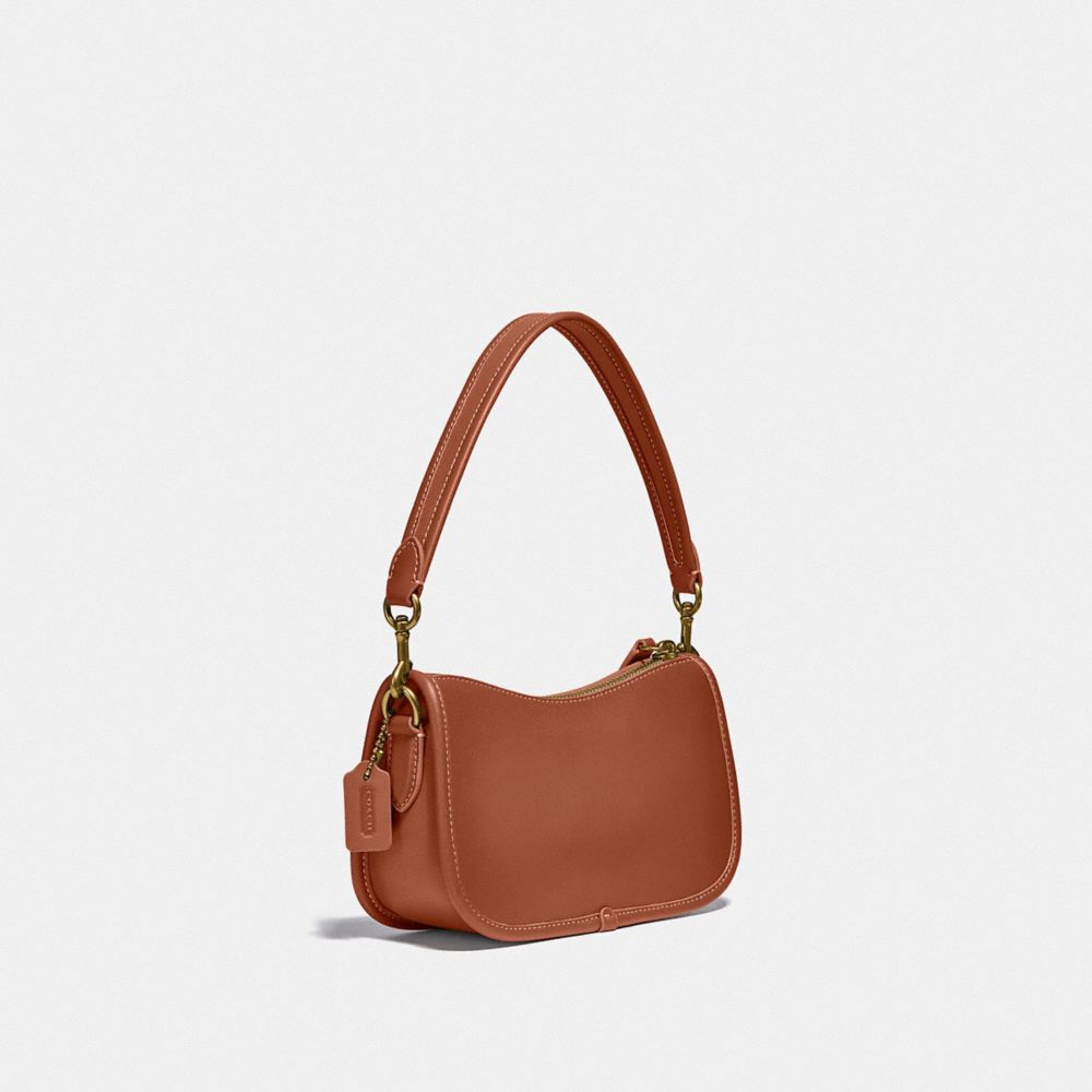 Női COACH® Swinger 20 Crossbody Táska Barna | HUNWS803