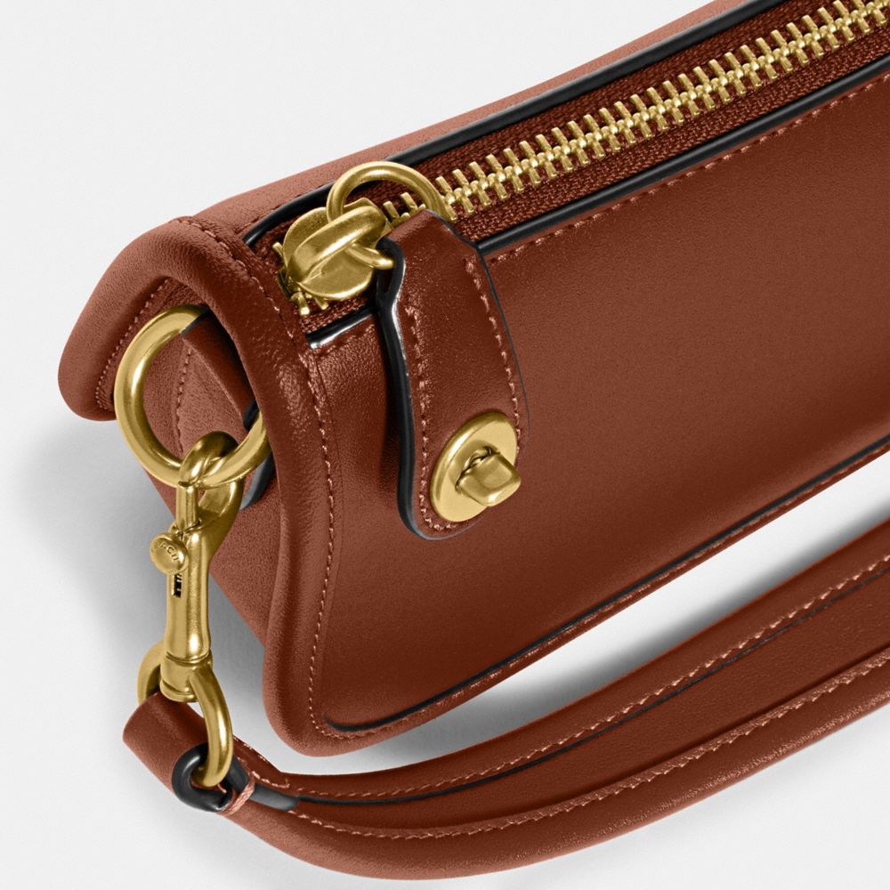 Női COACH® Swinger 20 Crossbody Táska Barna | HUNWS803