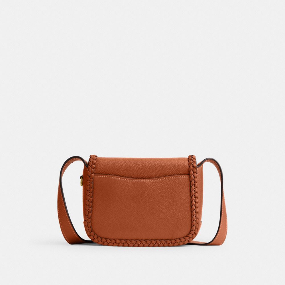 Női COACH® Tabby Messenger 19 With Braid Crossbody Táska Barna | HUJPZ811