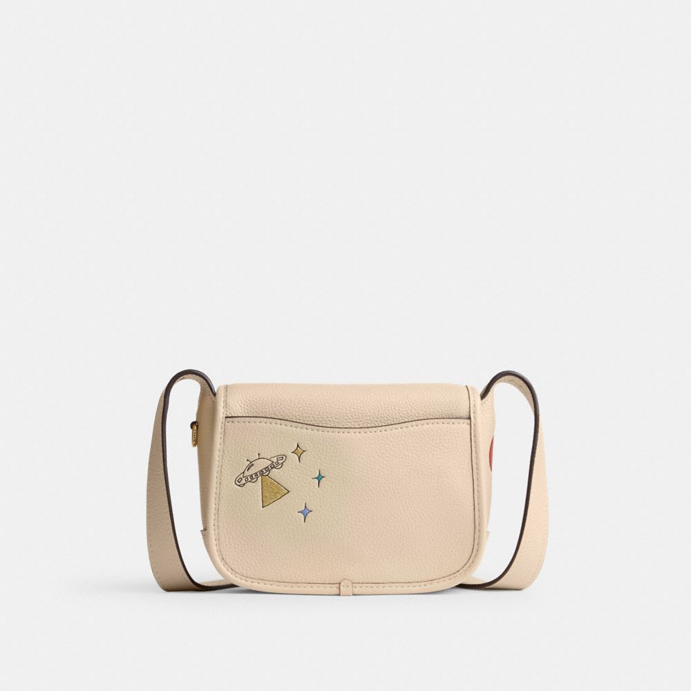 Női COACH® X Observed By Us Tabby Messenger 19 Crossbody Táska Fehér Színes | HUPJM818